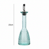 Ribbed Glass Oil & Vinegar Dispenser Bottle - 23cm