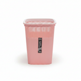 Kitchenmark Rose Pink Plastic Square Garbage Bin – 9.5 Litre