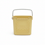G-Spark Yellow Plastic Storage Basket with Handle - 35×37 cm