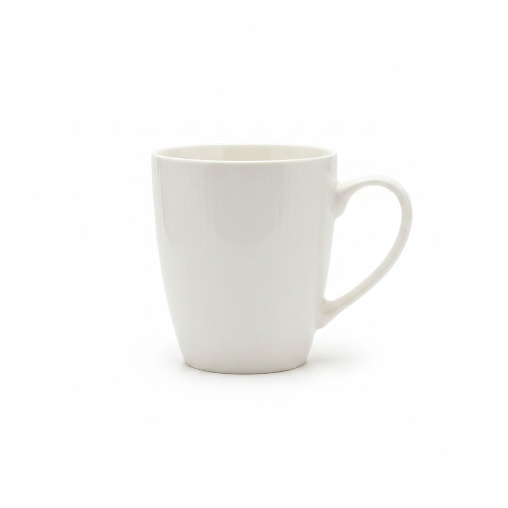 White Ceramic Mug - 300ml