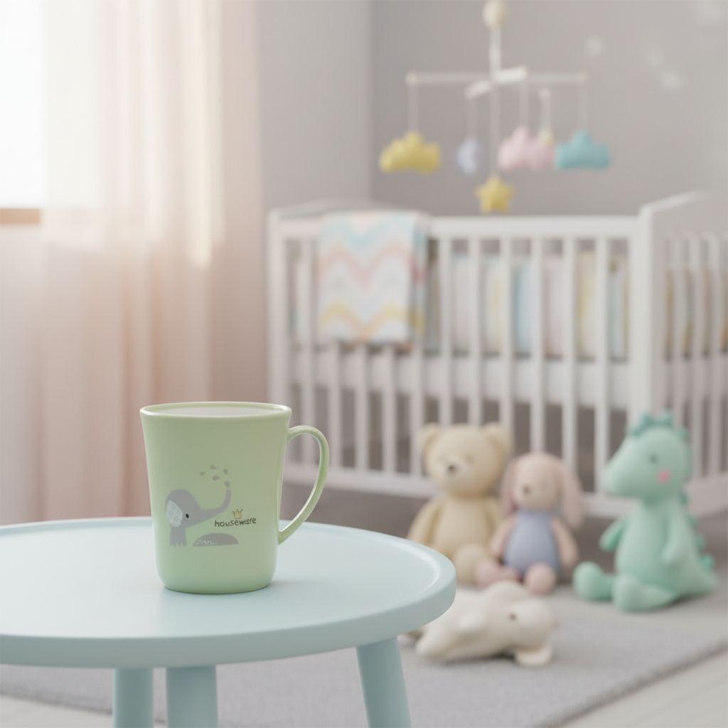 Mint Green Houseware Elephant Melamine Mug – 300ml