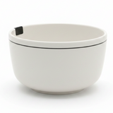 4Ever White Melamine Serving Bowl with Black Rim — 5.5 Inch