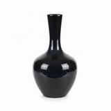 Black Glossy Ceramic Flower Vase - 35cm