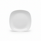 Wilmax Square White Porcelain Dinner Plate - 12 Inch