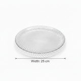 Neo Alpha Clear Glass Plate – 25cm