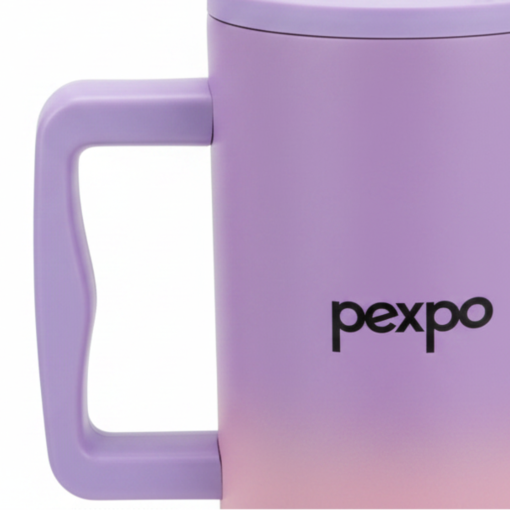 Pexpo Lavender Purple Ombre Stainless Steel Travel Bottle – 1200ml
