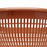 Plastic Mesh Colander Basket 35×15cm — Brown / Black
