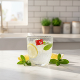 Ribbed Clear Glass Tumbler 250ml