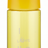 Milton "I Love H₂O" Plastic Water Bottle - 650ml – Yellow / Red / Teal Blue