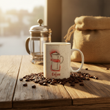 White Ceramic Coffee Mug - 350ml