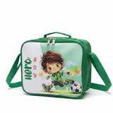 SBC Green Polyester Hero Boy Lunch Bag for Kids - 20×25 cm