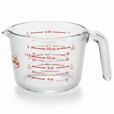 Sunray Glass Measuring Cup 500ml | Dual Scale Oz & Cups | Heat Resistant Borosilicate Glass
