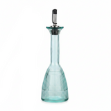Ribbed Glass Oil & Vinegar Dispenser Bottle - 23cm