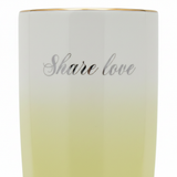 White & Yellow Gradient Ceramic Mug - 400ml