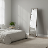 Full-Length Floor Mirror with Metal Stand – 145 × 35 cm
