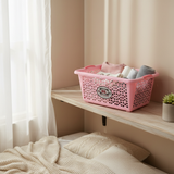 Decoplast Tulip Plastic Storage Basket – 52 × 42 × 22 cm
