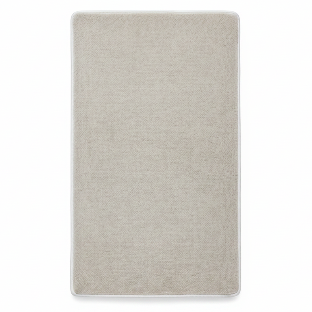 Premium Soft Texture Rectangle Door Mat | Non-Slip Entrance Rug for Home & Office | Beige | 80 × 45 cm