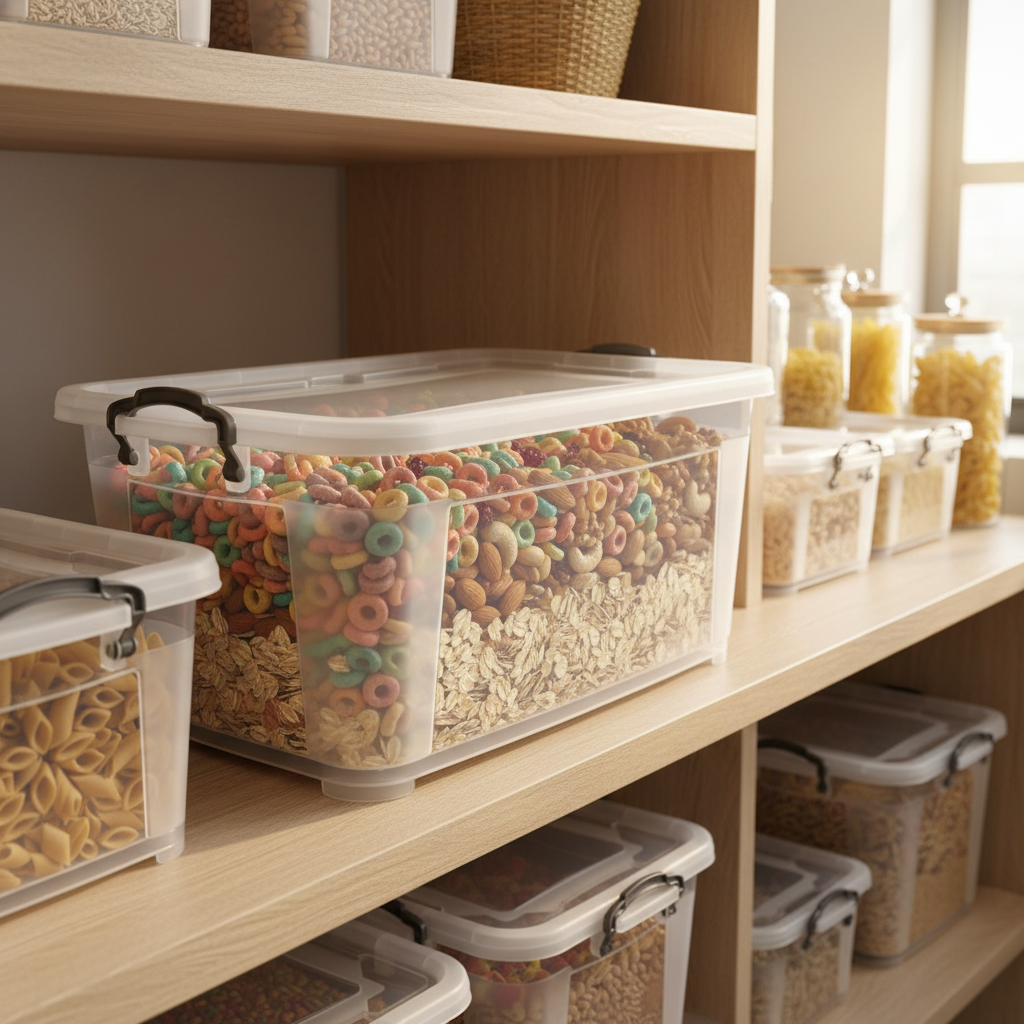 Storage Box 40L with 6 Wheels | L63 × W40.5 × H26.5 cm