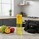 Milton "I Love H₂O" Plastic Water Bottle - 650ml – Yellow / Red / Teal Blue