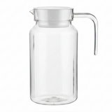 Premium Clear Acrylic Water Jug with White Lid | 20cm |