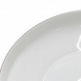 Decopor White Ceramic Soup Plate – 7.5 Inch