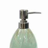 Mint Green Ceramic & Plastic Liquid Soap Dispenser –  400ml