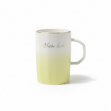 White & Yellow Gradient Ceramic Mug - 400ml