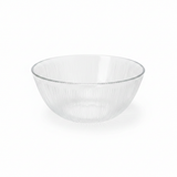 Noritazeh Ribbed Glass Salad Bowl - 16×8 cm