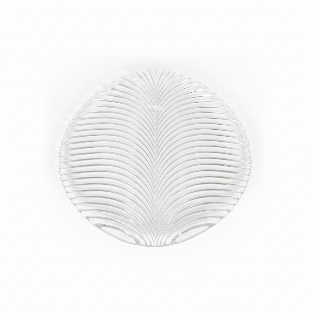 Efelita Glass Leaf Cake Plate - 28×28cm