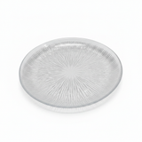 Noritazeh Ribbed Glass Dessert Plate 19cm