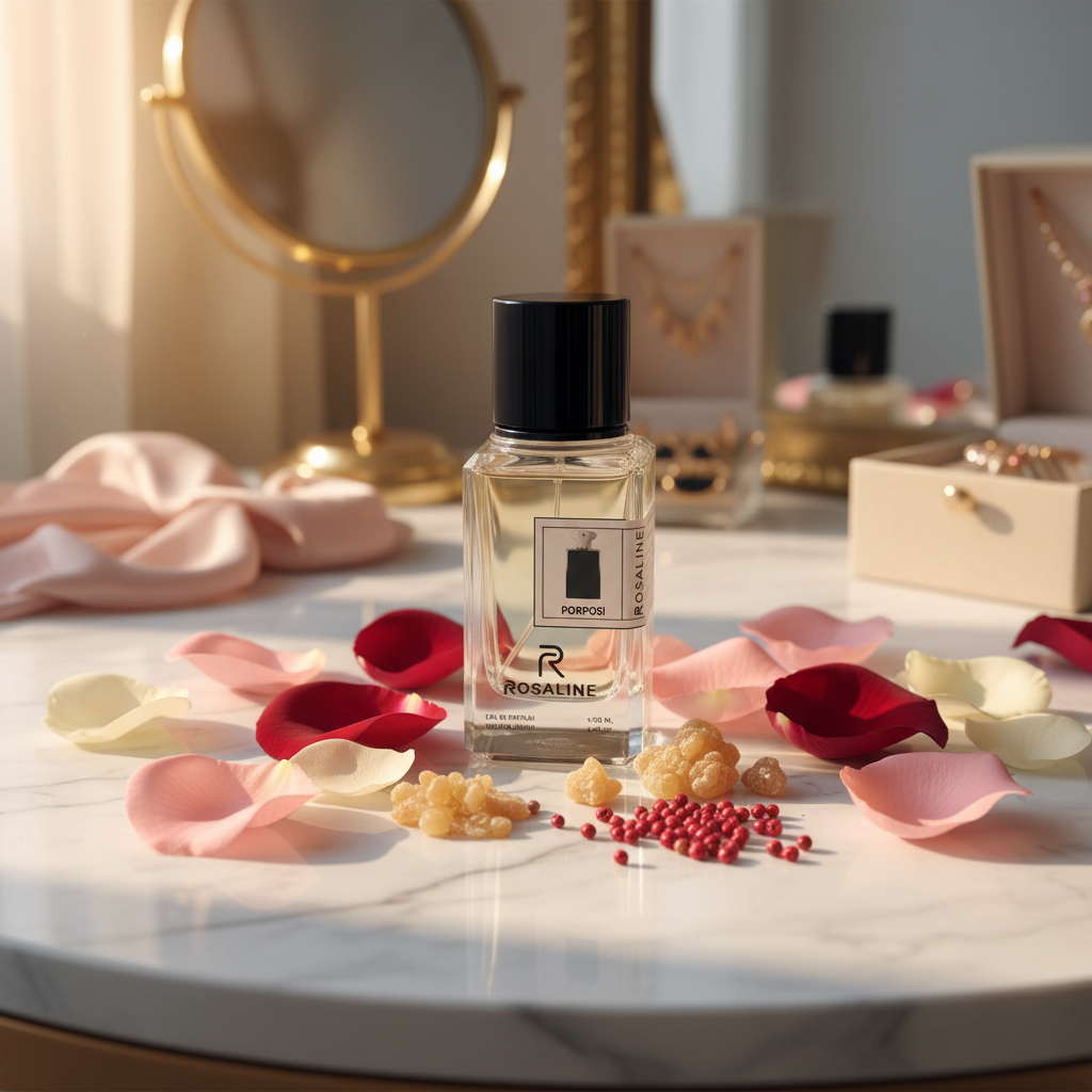ماء عطر روزالين بوربوسي 100 مل | عطر فاخر للرجال والنساء | بخور، زعفران وورد | رذاذ طبيعي يدوم طويلاً | نسخة مستوحاة |