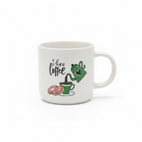 White "I Like Coffee" Ceramic Mug – 300ml