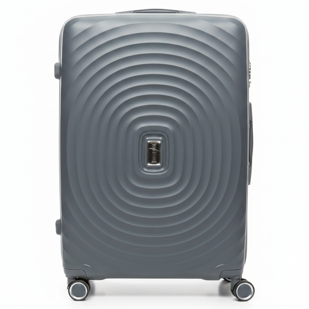 Parajohn Grey PP Hard Shell Trolley — Large Suitcase with Spinner Wheels | 28 Inch , 24 Inch , 20 Inch |