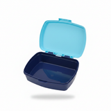 Stor Disney Stitch & Angel Plastic Lunch Box with Fork - 17×13cm