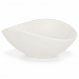 Symphony Elegant 4-Piece White Ceramic Serving Bowl Set – 10 cm