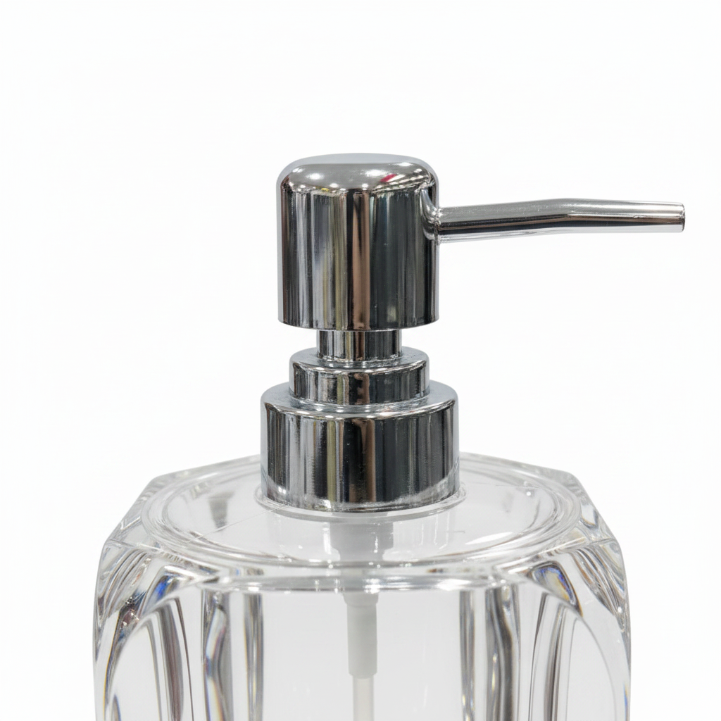 Clear Acrylic Soap Dispenser - 200ml