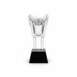 Crystal Glass Incense Burner - 17cm