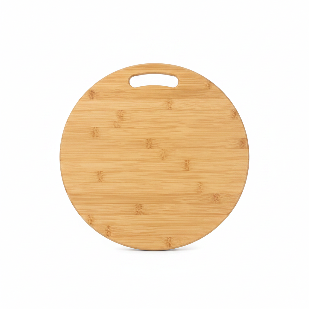 Jinzifeng Round Bamboo Chopping Board - 34cm