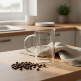 Olala Scandinavian Glass Measuring Cup 500ml