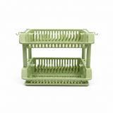 Phoenix Light Green 2-Layer Dish Drying Rack – 36×52×36cm