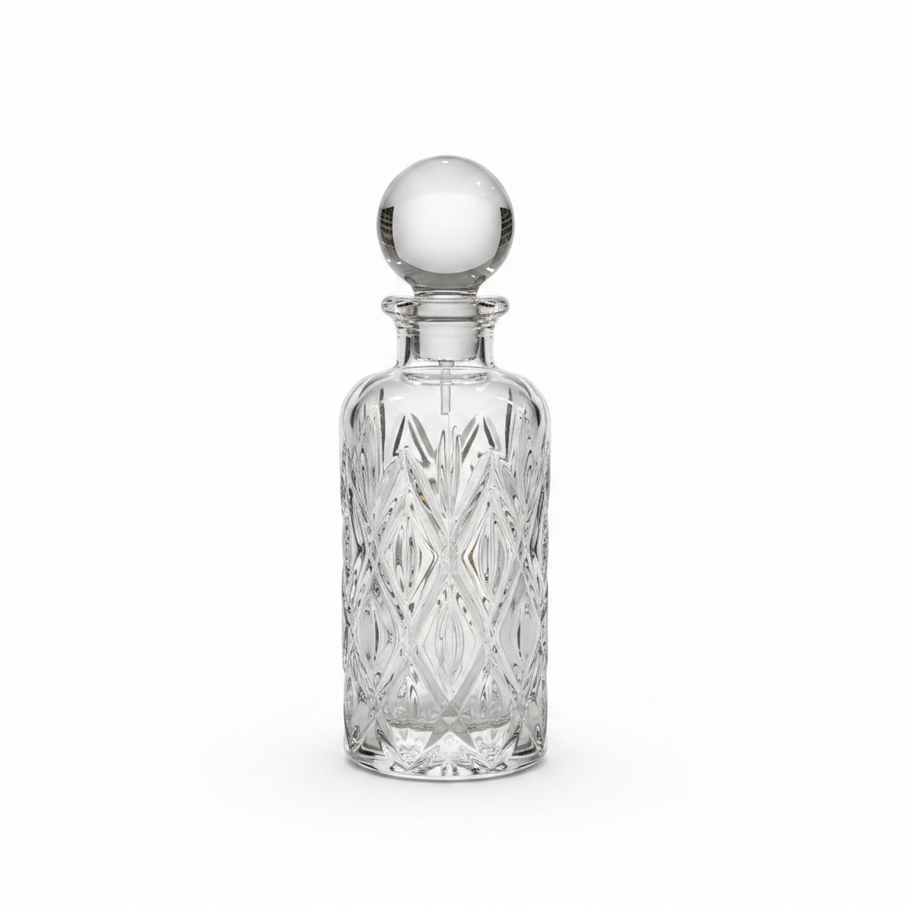 Mayflower Crystal Cut Glass Perfume Bottle — 200ml