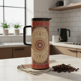 Hobby Lobby Traditional Arabic Pattern Vacuum Flask With Black Handle | 1 Litre