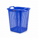 Exclusive Square Plastic Dustbin — 30 × 25 cm - Blue / Red / Green