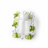 Acrylic Water Jug with White Lid – 16cm | Crystal Clear | BPA-Free