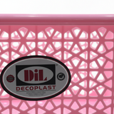 Decoplast Tulip Plastic Storage Basket – 52 × 42 × 22 cm