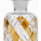 Mayflower Crystal Cut Glass Perfume Bottle with Golden Shade – 200ml / 250ml