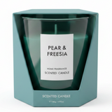 Home Fragrance Scented Candle in Glass Cup | Luxury Aromatherapy Candle | 8×7cm | Amber & Ginger Lily / Pear & Freesia / Clean Cotton / Maple Leaf & Apple