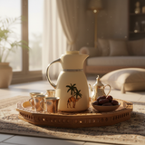 Bytix Cream Vacuum Flask – Palm Tree & Camel Design | 1 Litre