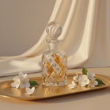 Mayflower Crystal Cut Glass Perfume Bottle with Golden Shade – 200ml / 250ml