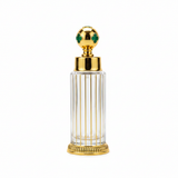 Mayflower Glass Perfume Bottle with Gold Metal Base – 250ml - Green / Pink / Red / Navy Blue